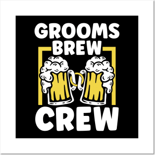 Grooms Brew Crew Posters and Art